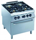 Pro 900 Gas Fornuis 4 Br. Met Gasoven