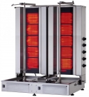 Klg 172-t Doner Grill Electric, Bottom Motor, With Glass,twin Model 5+5 Burners
