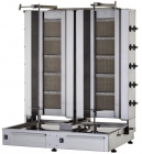 KLG 225-T DONER GRILL GAS, TWIN MODEL, BOTTOM MOTORS, 5+5 Burners