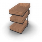 Broodmanden Etagere 3 Hoog Smal