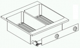 El. Friteuse 2x10 L