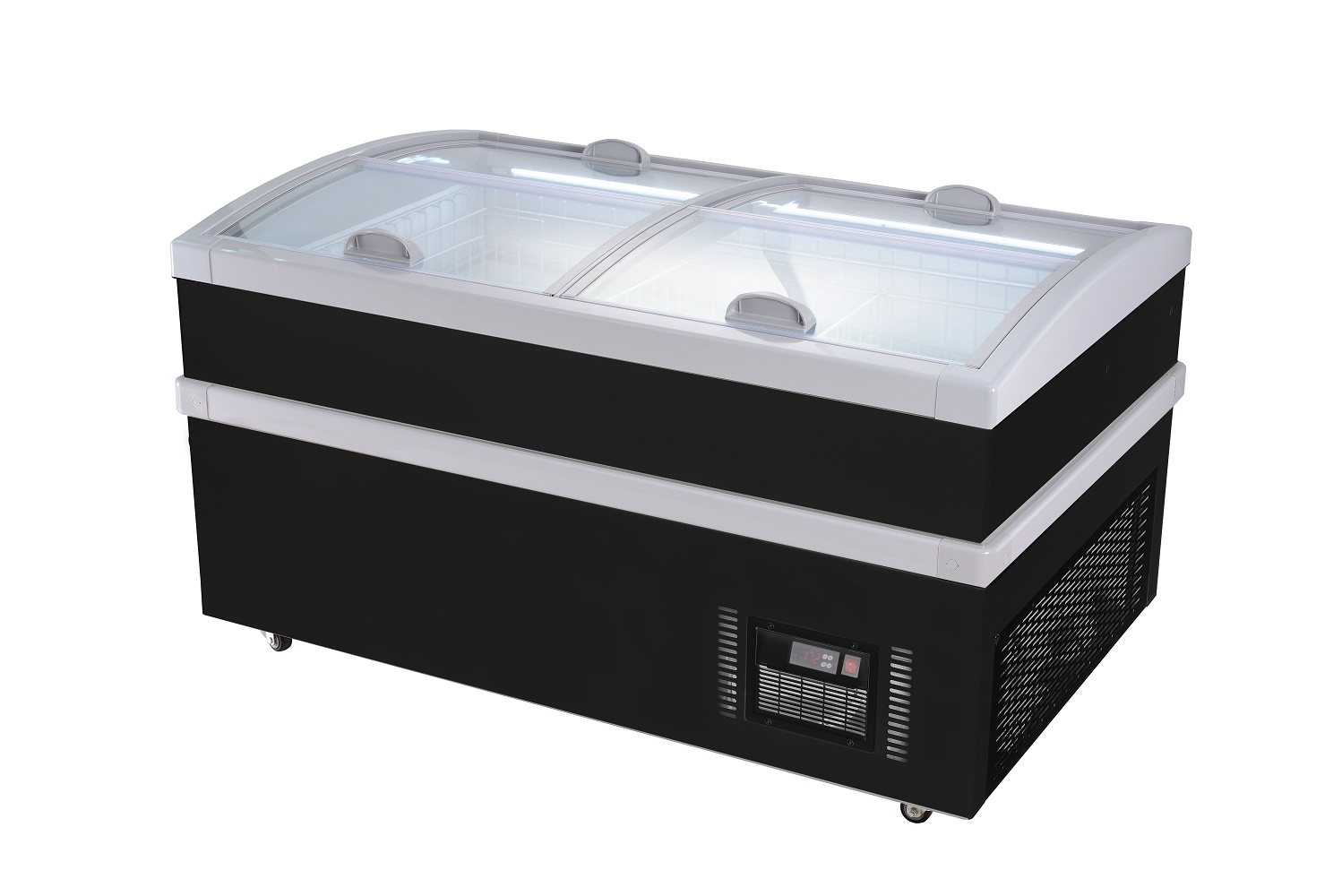 Vrieskist Glasdeksel Zwart 800l Vrieskist Glasdeksel Zwart 800l