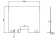 Plexiglas Scherm Met Uitsparing 650x850mm