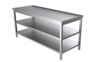 Rvs Tafel 2 Schappen 1100 x 600-line