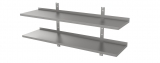Rvs Wandschap Dubbel 1600 x 400-line