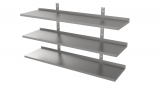 Rvs Wandschap Driedubbel 600 x 300-line