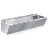 Rvs Wasbak Dubbel 1200x425x165mm