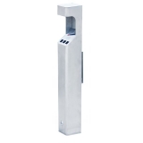 Wand Asbak Geborsteld Rvs