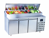 Saladette 3 Deuren 10x 1/3gn Pan