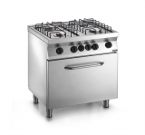 Saro Fast-series Gasfornuis Met Elektrische Bakoven Modell F7/fug4le