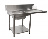Saro Aanvoertafel Voor Vaatwasser Links, 1 Bak, 1600 mm