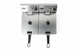 Friteuse Profi Line Met Aftapkraan Digitaal - 2 x 8 l, Hendi, Profi Line, 16l, 230v/7000w, 542x430x(h)351mm
