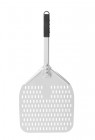 Pizzaschep Vierkant Geperforeerd Met Korte Handgreep, Hendi, 350x710mm