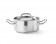 Kookpan laag - met deksel, HENDI, Profi Line, 1,5L, ⌀160x(H)75mm