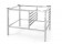 Onderstel voor ovens, HENDI, 940x640x(H)700mm