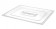 Deksel voor GN containers Tritan, HENDI, GN 2/1, Transparant, 650x530mm