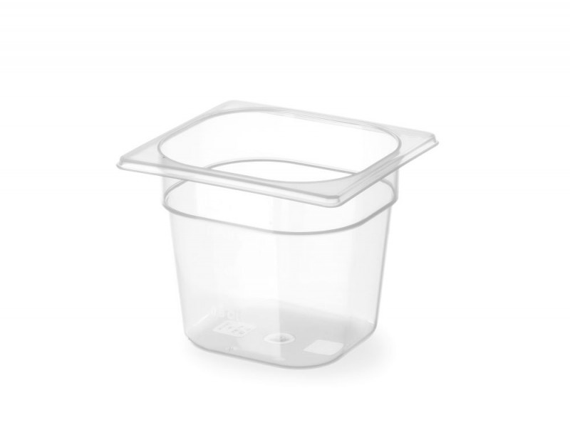 Container GN 1/6 polypropyleen, HENDI, Profi Line, GN 1/6, 3,4L, Transparant, 176x162x(H)200mm Container GN 1/6 polypropyleen, HENDI, Profi Line, GN 1/6, 3,4L, Transparant, 176x162x(H)200mm