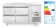Koelwerkbank met 4 lades Profi Line 280L, Arktic, Profi Line, 230V/250W, 1360x700x(H)858mm