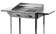 Zijblad voor Green Fire barbecues, HENDI, 480x298x(H)160mm