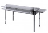 Achterblad voor Green Fire barbecues, HENDI, achterblad, 650x298x(H)160mm