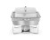Chafing dish Gastronorm 1/1, HENDI, Kitchen Line, 9L, 585x385x(H)315mm Chafing dish Gastronorm 1/1, HENDI, Kitchen Line, 9L, 585x385x(H)315mm