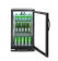 Backbar koelkast met enkele deur, Arktic, 103L, Zwart, 220-240V/120W, 500x530x(H)865mm