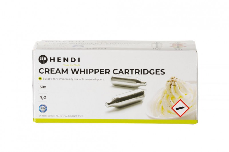 Slagroompatronen, HENDI, 24 st Slagroompatronen, HENDI, 24 st