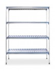Uitbreid-haak voor aluminium opbergrek, HENDI, 15x42x(H)42mm