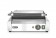Contactgrill Panini, HENDI, boven en onder geribd, 230V/2200W, 432x396x(H)214mm