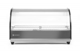 Opzet warmhoudvitrine, HENDI, enkel niveau, Zwart, 220-240V/800W, 554x376x(H)311mm