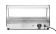 Opzet warmhoudvitrine, HENDI, enkel niveau, Zwart, 220-240V/800W, 554x376x(H)311mm
