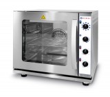 Hetelucht Stoomoven Met Grill 4x GN 2/3, Hendi, Lichtgrijs, 230v/3000w, 625x585x(h)590mm