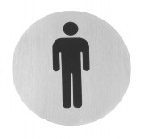 Deurschildjes, Hendi, Toilet, ⌀75mm