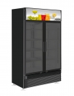 Koelkast 2 Glasdeuren Bez-780 Gd Zwart