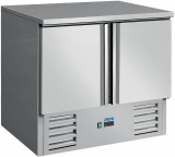 SARO Gekoelde werkbank met 2 deuren, model VIVIA S 901 S/S TOP