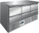 SARO Gekoelde werkbank met 3 deuren, model VIVIA S 903 S/S TOP