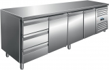 Saro Gekoelde Werkbank Met 3 Deuren en 1x Set Van 3 Lades, Model Kylja 4130 TN
