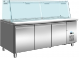 Saro Koelwerkbank Met Glazen Top Model SG 3070