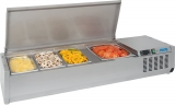 Saro Opzet Koelvitrine Met Deksel - 1/3 GN Model Vrx 1500 S/s