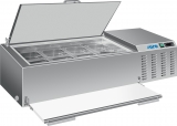 Saro Opzet Koelvitrine Met Deksel - 1/3 GN Model Vrx S 1200