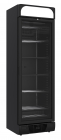 Vrieskast 1 Glasdeur Zwart 382l