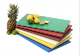 Saro Polyethyleen Snijplank Met Anti Slip Voetjes<br>wit