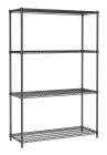 Stelling 4 Levels 1200 Zwart Demontabel