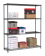 STELLING 4 LEVELS 1500 ZWART DEMONTABEL