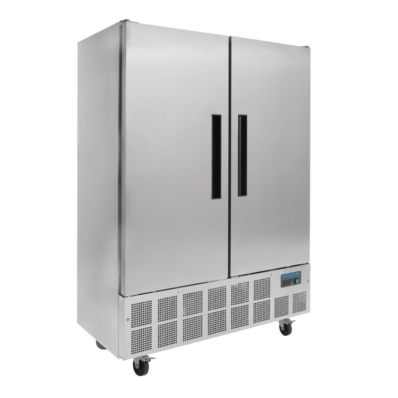Polar G-serie 2-deurs slimline RVS koeling 960L Polar G-serie 2-deurs slimline RVS koeling 960L