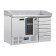 Polar g-serie dubbeldeurs pizzatoog met granieten blad en deeglades