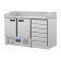 Polar g-serie dubbeldeurs pizzatoog met granieten blad en deeglades