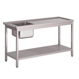 Gastro M Voorspoeltafel Voor Doorschuifvaatwasser Ht50 120x59x85cm