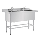 Vogue Diepe Dubbele Rvs Spoelbak