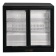 Polar G-serie 2-deurs barkoeling met schuifdeuren zwart 198L
